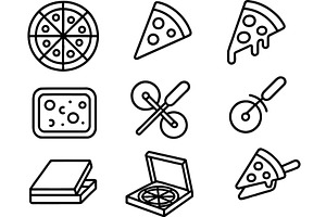 Vector illustration of pizza and, a Food Illustration by ZinetroN