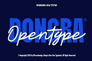 Dongra - Duo Font, a Script Font by Marvadesign (Thumbnail 1 of 8)
