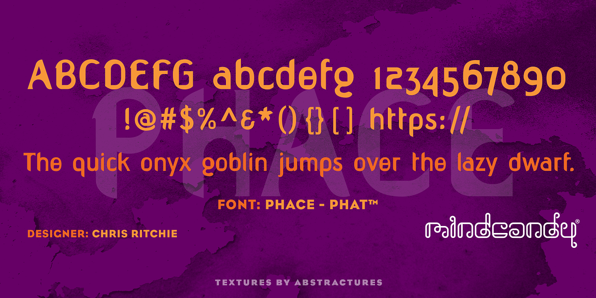 Phace™, a Sans Serif Font by MINDCANDY (Photo 2 of 3)