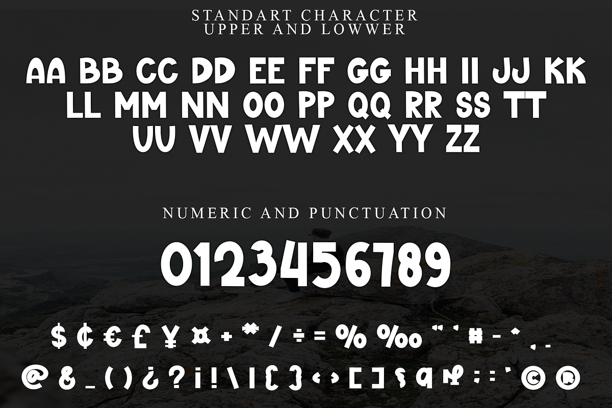 Winter Bold, a Sans Serif Font by FreshTypeINK (Photo 4 of 8)