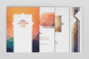 Set Of Autumn Brochures