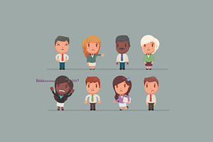 Character set 10: Sad people