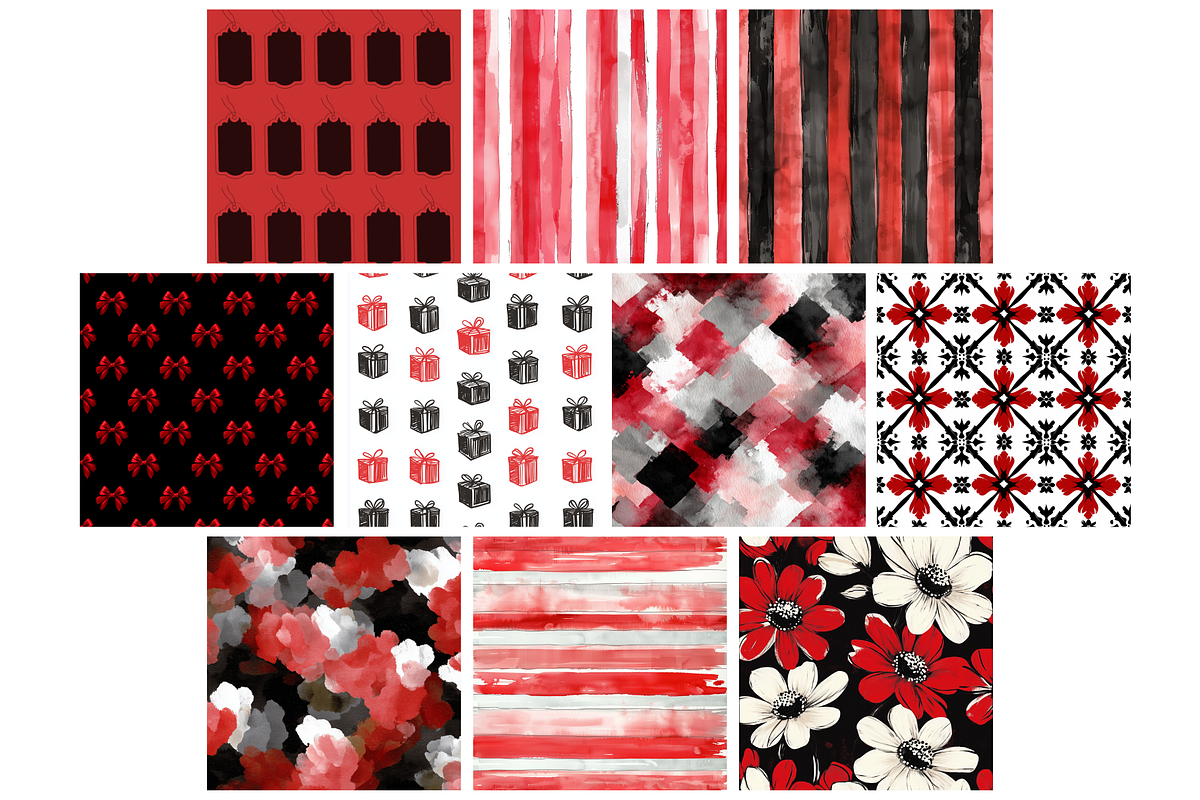 Black Friday Black & Red Backgrounds, a Background Graphic by NadiaTheronArt (Photo 3 of 5)