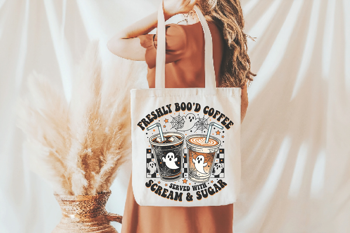 Freshly Boo’d Coffee Halloween Fall, an Illustration by Libby Wishes (Photo 2 of 5)