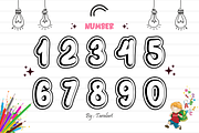 CREATIVE OUTLINE - Outline Font, a Handwritten Font by KiddoGlyphs Studio (Thumbnail 5 of 5)