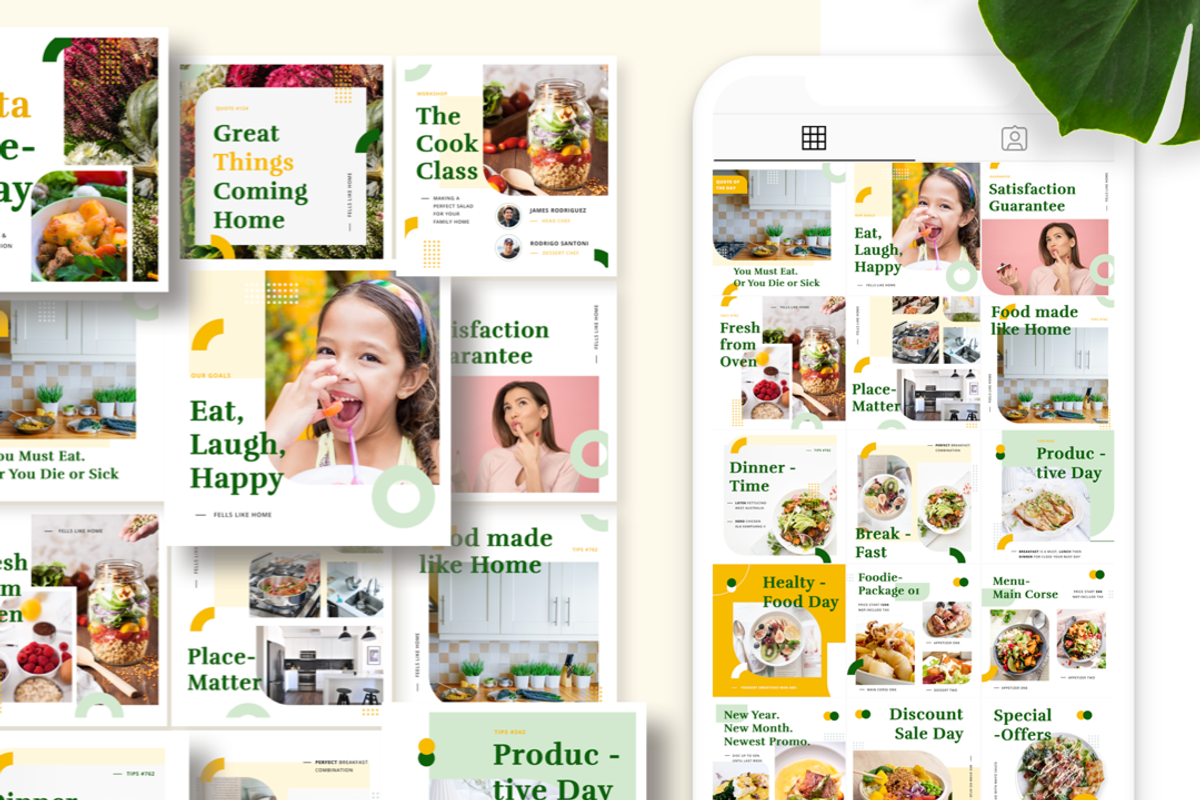 Foodie - Food Instagram Template, a Social Media Template by Designspace (Photo 7 of 8)