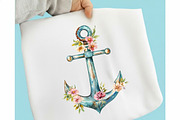 Watercolor Sun Kissed Summer Beach, a Decorative Illustration by designcity5 (Thumbnail 2 of 3)