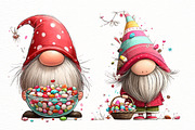 Whimsical Easter gnome Clipart, an Illustration by Designworld (Thumbnail 5 of 7)