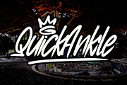 Quick Ankle Brush Font, a Handwritten Font by NTC Graphic (Thumbnail 1 of 8)