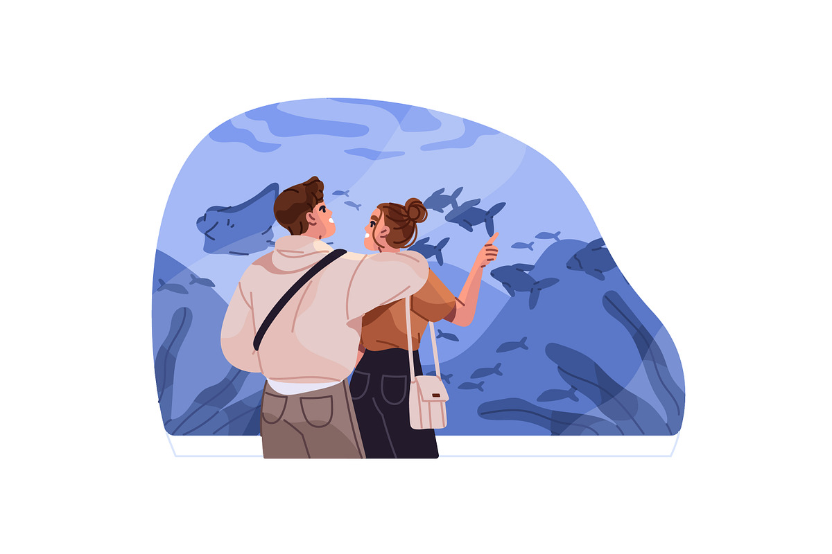 Love couples on romantic date set, a Person Illustration by PaperTrident (Photo 2 of 11)