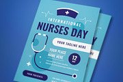 International Nurses Day Flyer Set, a Flyer Template by graphicook (Thumbnail 2 of 3)