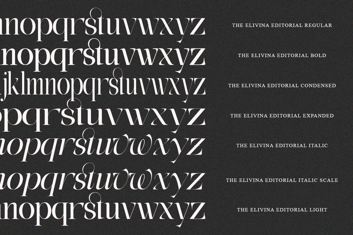The Eliven Editorial | 7 Font Style, a Serif Font by IM Studio (Photo 14 of 15)
