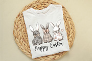 Happy Easter PNG Coquette Easter Bun, an Illustration by designcity5 (Thumbnail 3 of 9)