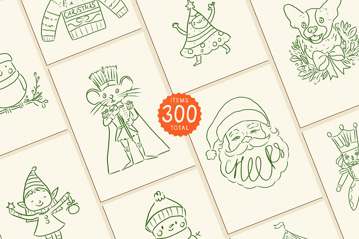 Whimsical Christmas Clipart Bundle, a Seasonal Illustration by Ayya Studio (Photo 20 of 21)