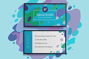 Business Card - Splash, a Business Card Template by 3Angle (Thumbnail 2 of 2)