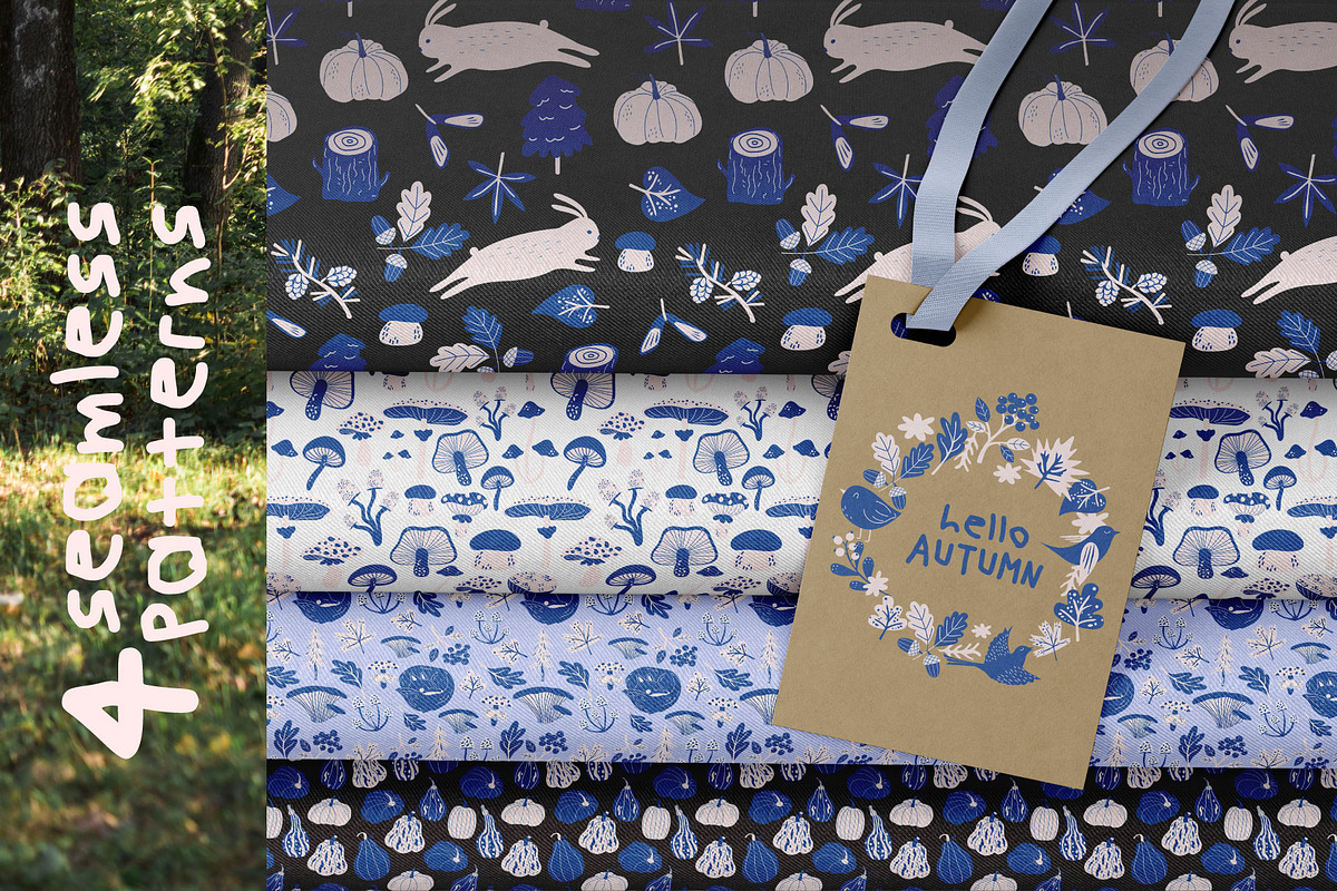 Autumn forest vector bundle, an Animal Illustration by Luamor (Photo 4 of 13)