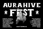Bandaland Rough, a Serif Font by Craft Supply Co. (Thumbnail 4 of 8)