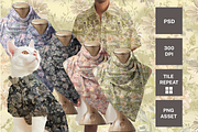 BESIDE THE RIVER, a Pattern Graphic by rumacorakstudio (Thumbnail 6 of 6)
