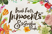 Innocents fonts & Graphic packs, a Script Font by Fortunes Co (Thumbnail 1 of 5)