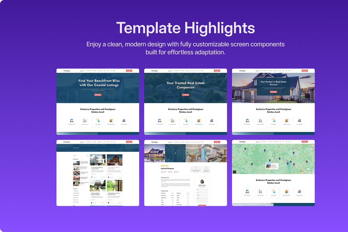 TNC Resida, Real Estate Figma UI kit, an UI Kit Template by TNCFlow (Photo 2 of 5)