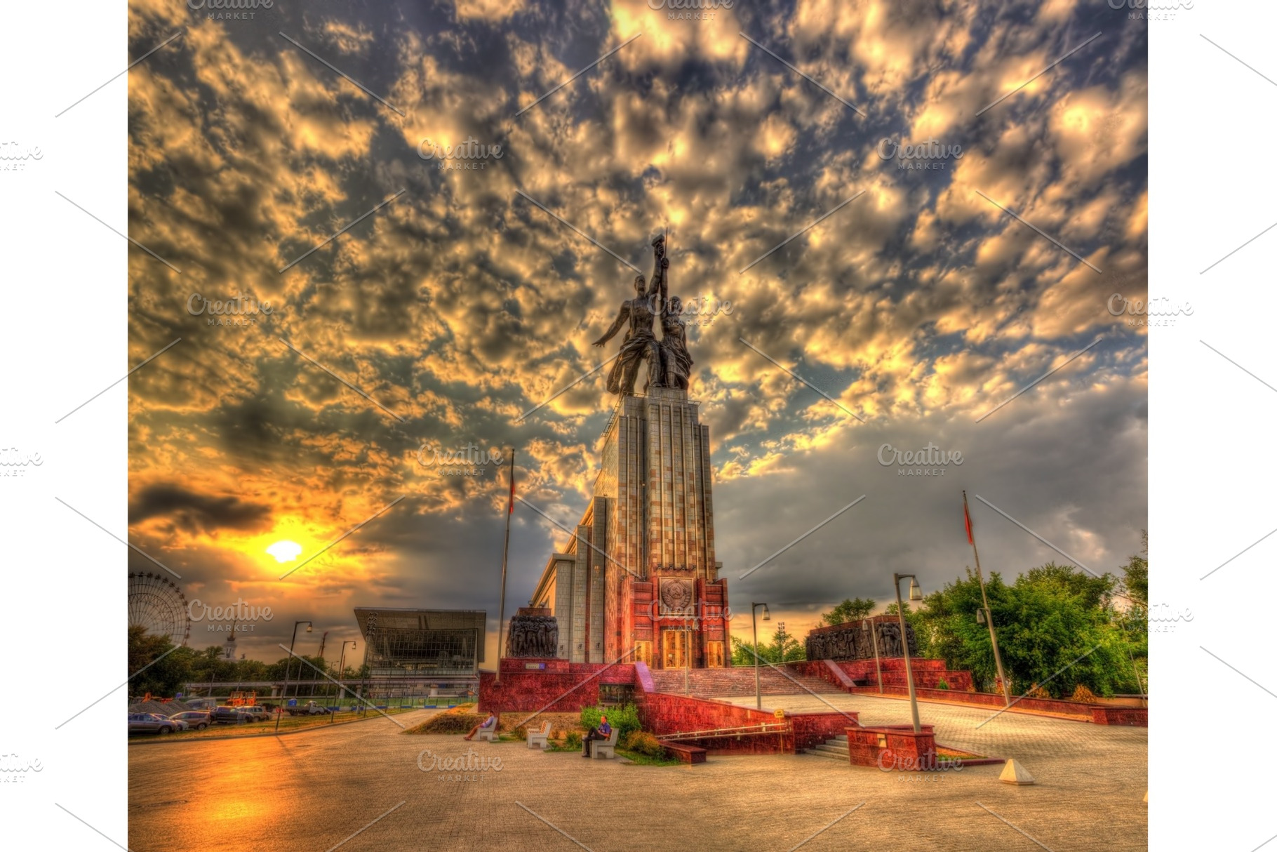 Rabochiy i Kolkhoznitsa (Worker and Kolkhoz Woman), a monument i, an Architecture Photo by Leonid Andronov