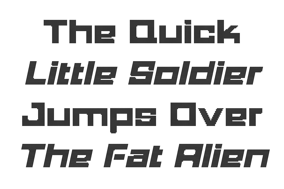CS Bytex Disco, a Sans Serif Font by Craft Supply Co. (Photo 5 of 8)