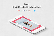 Love Pack, a Social Media Template by Social Corner Graphics (Thumbnail 1 of 8)