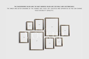 Gallery Wall Mockup Set Of 8 09