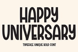 Happy Universary Script Font