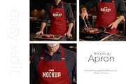 Apron Mockup Set, an Apparel Mockup by Country4k (Thumbnail 4 of 4)