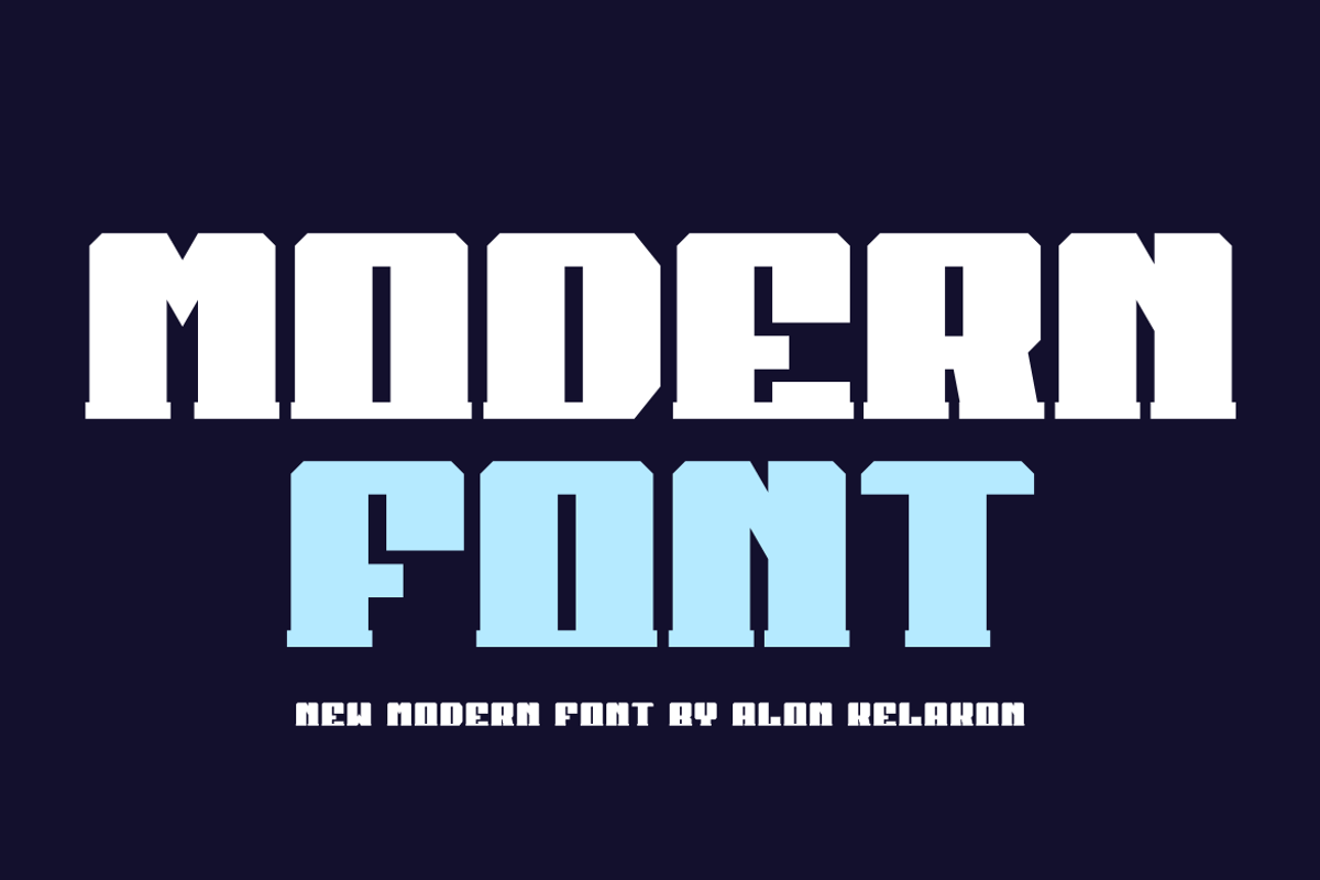 Block Generic, a Sans Serif Font by alon kelakon (Photo 2 of 5)