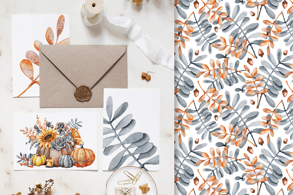 Autumn watercolor collection, a Graphic by Artmanata (Photo 7 of 11)