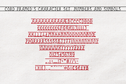 Cord Decorative Display Font, a Symbol Font by Roland Huse Design (Thumbnail 3 of 7)
