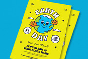 90s Style Earth Day Event Flyer, a Flyer Template by Guuver (Thumbnail 2 of 3)