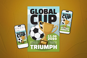 Global Cup Event Flyer Set, a Flyer Template by The Good Store