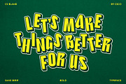 CS Blame – Bold Font, a Sans Serif Font by Craft Supply Co. (Thumbnail 6 of 8)