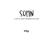 Somn — A Soft & Sweet Sans Serif, a Sans Serif Font by Mix Fonts (Thumbnail 1 of 4)