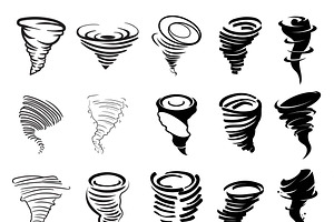 Tornado Svg Bundle Clipart Design