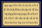 Lovera - Art Deco Typeface, a Sans Serif Font by Graptail (Thumbnail 6 of 12)