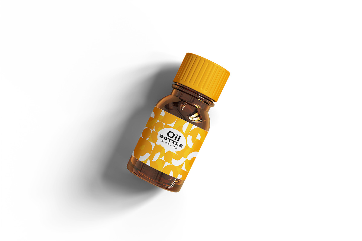 Glass Bottle Mockup, a Packaging Mockup by mockupbuys (Photo 3 of 7)