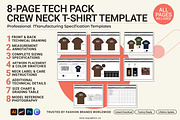 T-shirt Tech Pack Template, a Graphic by S.i. Graphics (Thumbnail 1 of 4)
