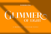 Glimmer Of Light, a Serif Font by INKSUN™ (Thumbnail 1 of 9)