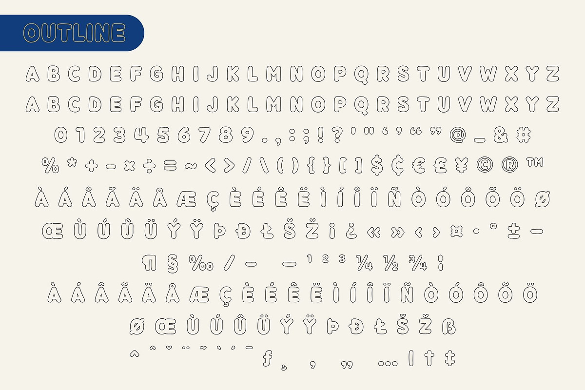 Fox Chubby : 4 Font Styles, a Handwritten Font by Fox7 By Rattana (Photo 11 of 13)