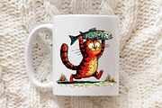 Funny Cat PNG Sublimation, an Illustration by Libby Wishes (Thumbnail 4 of 6)