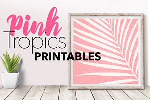 Tropical Plants Graphics Set