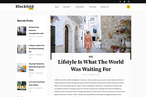 Blockfold - WordPress Blog& Magazine