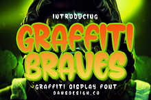 GRAFFITI BRAVES MODERN DISPLAY