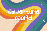 Adventurie World - Playful Bold Font, a Handwritten Font by Dhabee (Thumbnail 1 of 8)