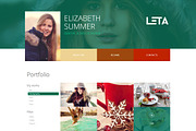 LETA - Responsive HTML Virtual Card, a Bootstrap Template by ArtRow Team (Thumbnail 3 of 4)