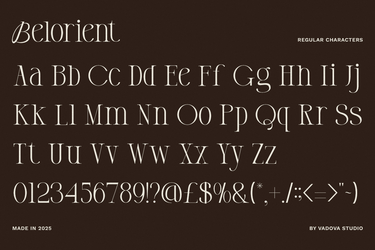 Belorient Condensed Serif Font, a Serif Font by Vadovastd (Photo 2 of 8)